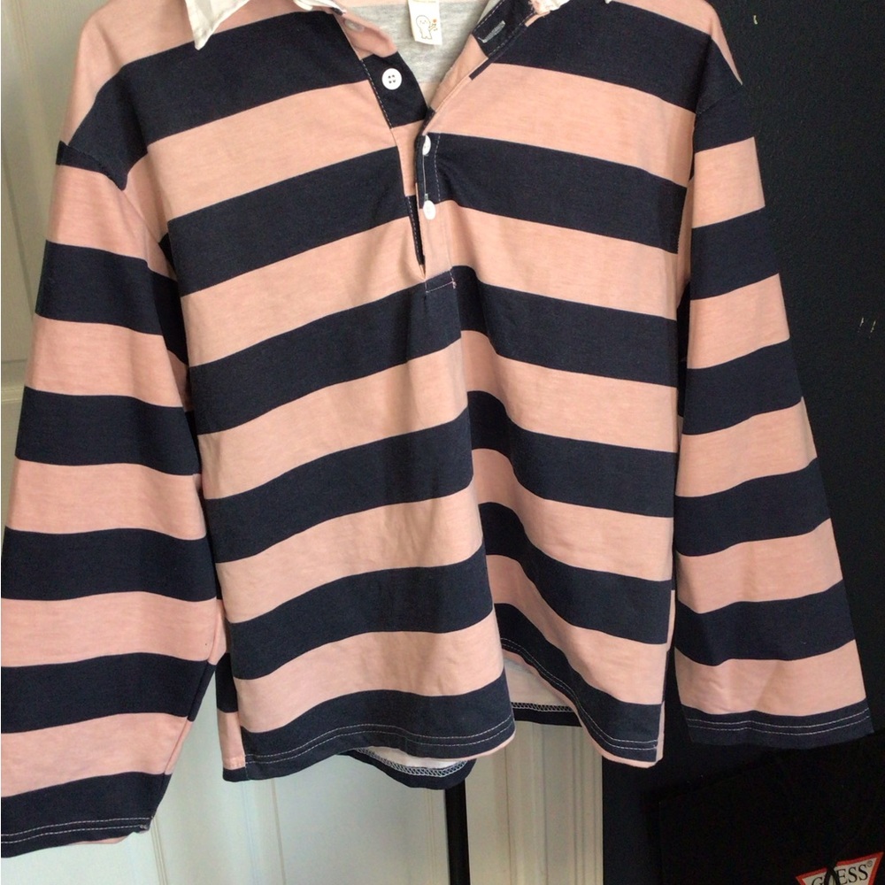 First Love Pink and Gray Top - Picture 7 of 9